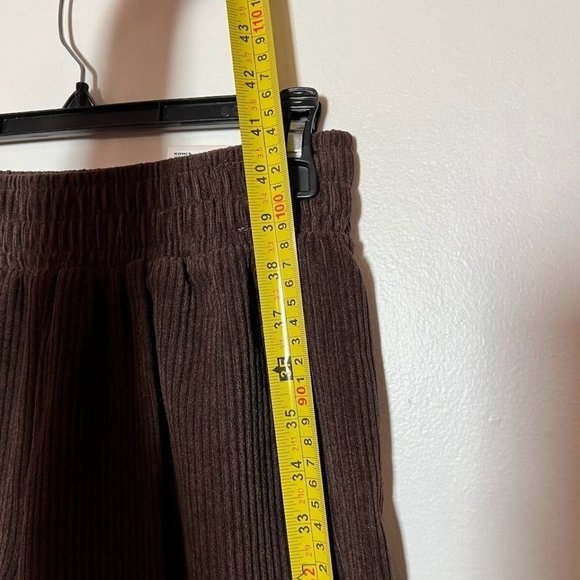 SO Goods For Life Womens Brown Corduroy High Rise Wide Leg Pants XS - Picture 5 of 16